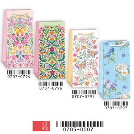 ARGUS Dárková papírová taška 10 x 22 cm mix 07050007