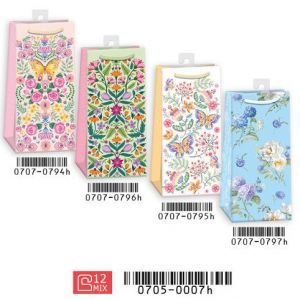 ARGUS Dárková papírová taška 10 x 22 cm mix 07050007h