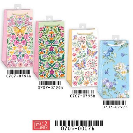 ARGUS Dárková papírová taška 10 x 22 cm mix 07050007h