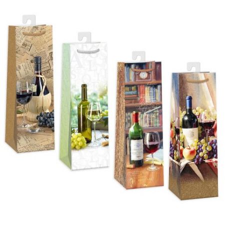 ARGUS Dárková papírová taška 12 x 40 cm mix 07350010h