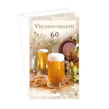 ARGUS Přání k narozeninám s výběrem roku 15-6568c