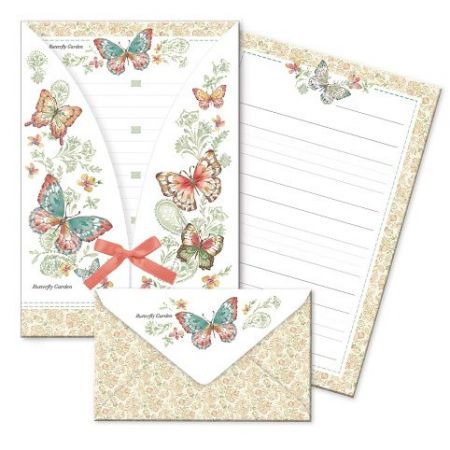 ARGUS Dopisní papíry a obálky Butterfly garden 10510410