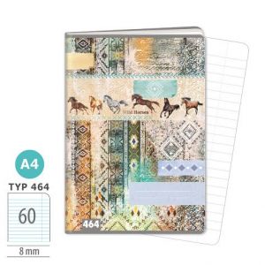 ARGUS Sešit A4 TYP 464 Wild horses 15810414