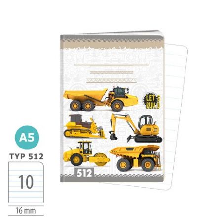 ARGUS Sešit A5 TYP 512 LET’S BUILD 15910390