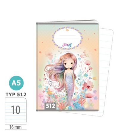ARGUS Sešit A5 TYP 512 Mermaid 1591041202