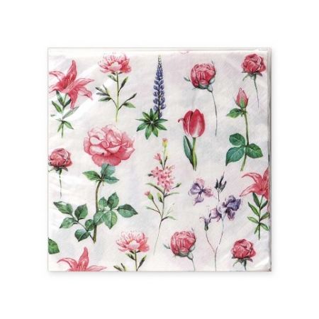 ARGUS Papírové ubrousky - zahradní květiny 19035003