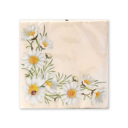 ARGUS Papírové ubrousky - kopretiny 19035005