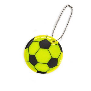 ARGUS Reflexní přívěsek fotbalový míč žlutý 81160001