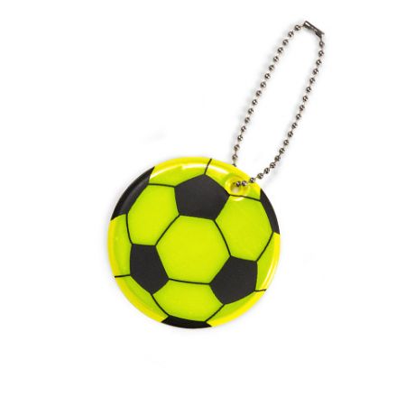 ARGUS Reflexní přívěsek fotbalový míč žlutý 81160001