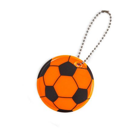 ARGUS Reflexní přívěsek fotbalový míč oranžový 81160003