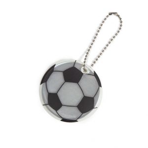 ARGUS Reflexní přívěsek fotbalový míč bílý 81160004