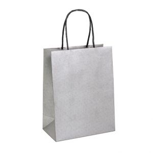 Dárková papírová taška stříbrná T4N (18.3 x 24.3 cm) 77480003