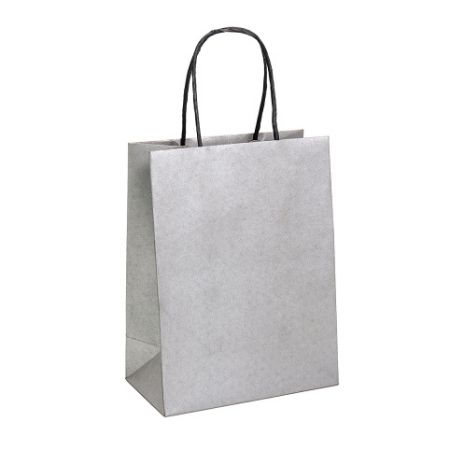 Dárková papírová taška stříbrná T4N (18.3 x 24.3 cm) 77480003