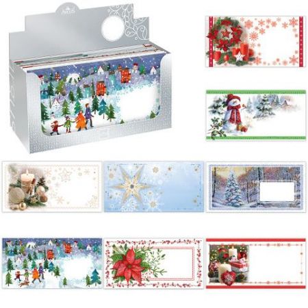 ARGUS Obálka DL s potiskem, vánoční mix 120ks 1075V007