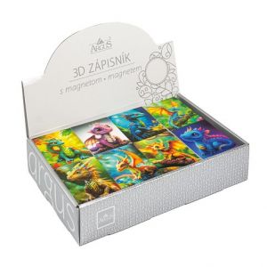 ARGUS Trhací zápisník s magnetem 3D efekt 11160001