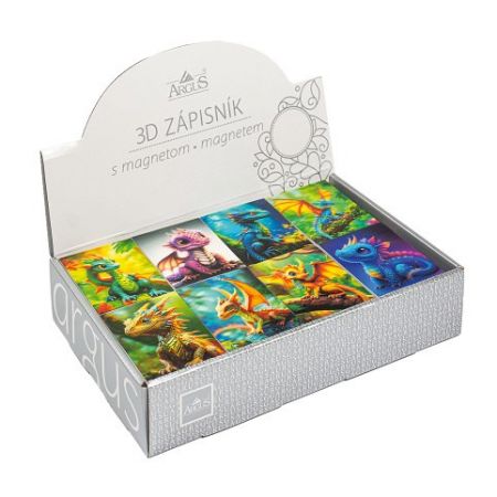 ARGUS Trhací zápisník s magnetem 3D efekt 11160001