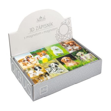 ARGUS Trhací zápisník s magnetem 3D efekt 11160002