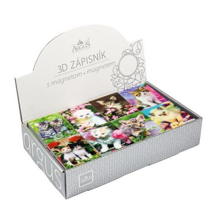 ARGUS Trhací zápisník s magnetem 3D efekt 11160003