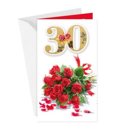 ARGUS Blahopřání gratulační CZ/30 15-6565c30