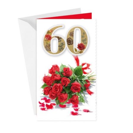 ARGUS Blahopřání gratulační CZ/60 15-6565c60