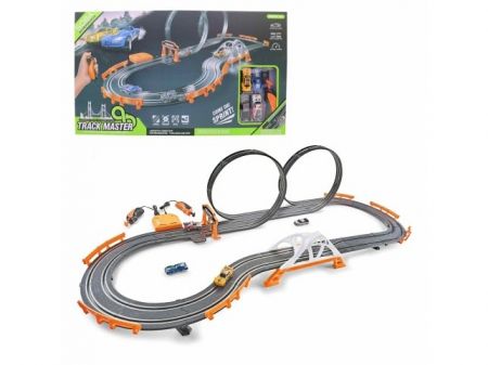 Autodráha, 145 x 60 x 32 cm, 520 cm, adapter/baterie