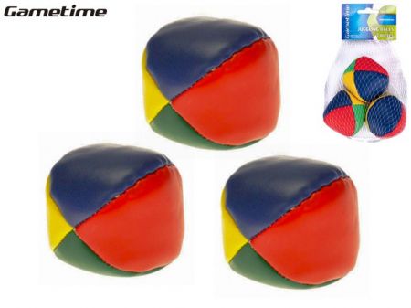 Gametime míček žonglovací 6cm 3ks v síťce