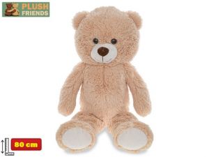 Plush Friends medvěd plyšový 80cm světle hnědý 0m+