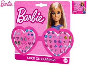 Barbie - náušnice nalepovací 28 párů na kartě