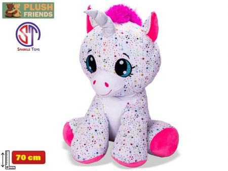 Plush Friends Star Sparkle jednorožec plyšový 70cm sedící 0m+