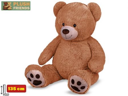 Plush Friends medvěd plyšový 135cm hnědý 0m+