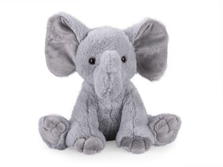 Slon plyšový 25cm sedící  ECO materiál 0m+