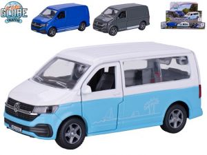 Kids Globe Traffic VW Transporter 13,5cm kov zpětný chod 3barvy