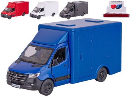 Kinsmart Mercedes-Benz Sprinter 12,5cm kov zpětný chod 4barvy
