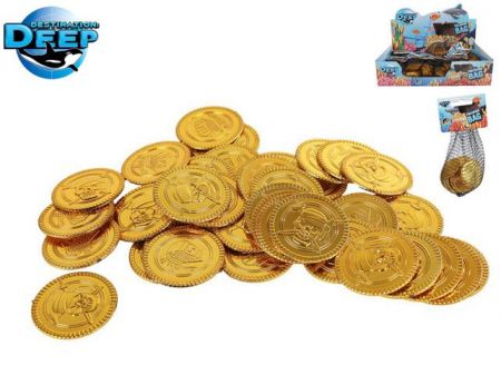 Destination Deep zlaté mince 40ks v síťce