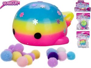 Glamour ryba strečová 4cm s flitry a doplňky 3druhy v sáčku