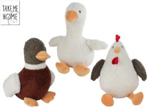 Take Me Home zvířátka farma plyšová 22cm 3druhy 0m+
