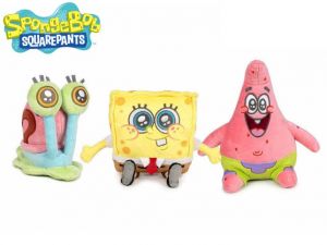 SpongeBob plyšový 21cm roztomilý 3druhy 0m+