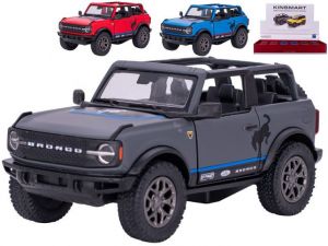 Kinsmart Ford Bronco 2022 13cm kov na zpětný chod 3barvy