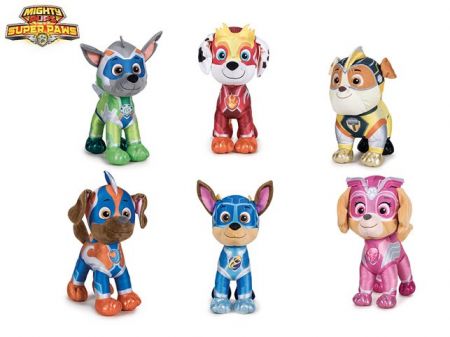 Paw Patrol Super Mighty Pups plyšoví 19cm 6druhů 0m+