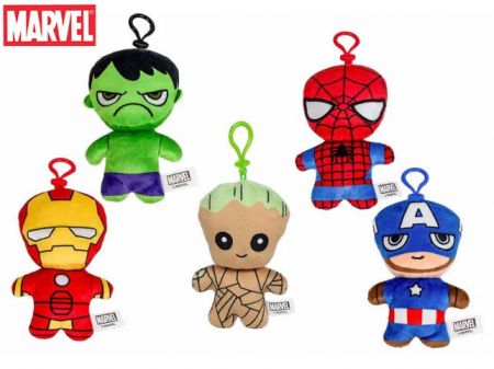 Marvel přívěsek na klíče plyšový 13cm 5druhů 12m+