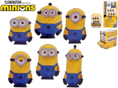 Mimoni figurka/mazací guma v krabičce 6druhů