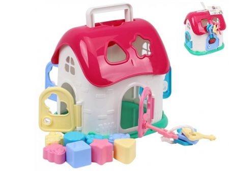 Domeček vkládací 22,5x19,5x21cm 12m+ v síťce