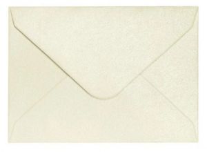 Obálka 7x10cm obálky 10ks (120g/m2) pearl krémová