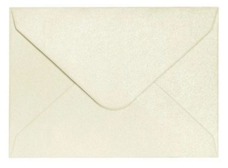 Obálka 7x10cm obálky 10ks (120g/m2) pearl krémová