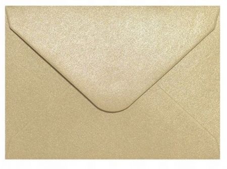 Obálka 7x10cm obálky 10ks (120g/m2) Pearl zlatá