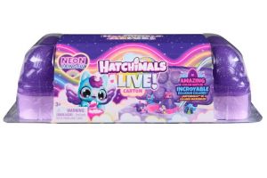 Hatchimals Karton Zvířátek Neónová Duha