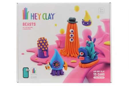 HEY CLAY kreativní sada - Příšery