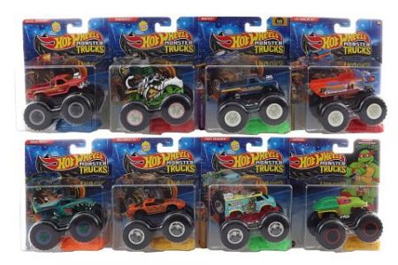 Hot Wheels Monster trucks kaskadérské kousky FYJ44