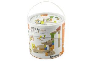 Dřevěná kuličková dráha 49kusů