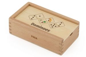 Dřevěné domino zvířátka